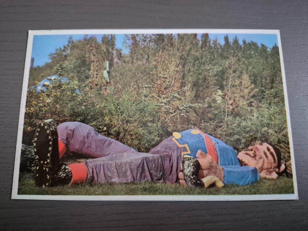 Meli Park postkaart ""sprookjestuin - liggende reus 1", Ophalen of Verzenden, Zo goed als nieuw