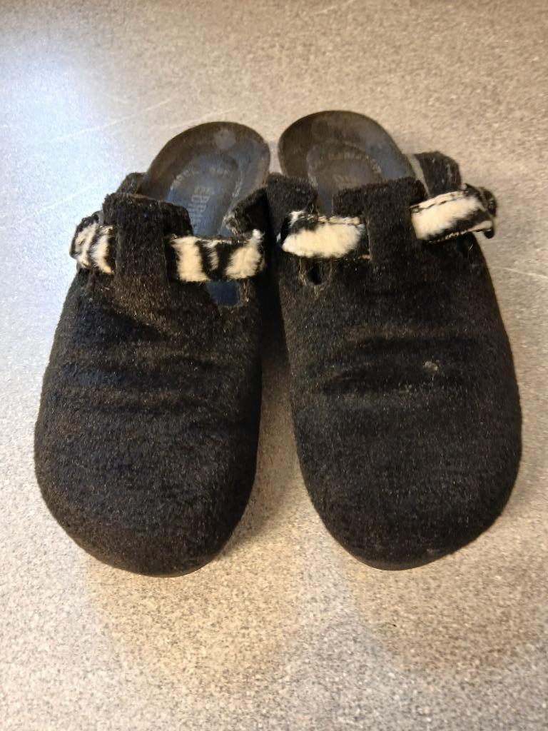 Pantoffels dames, Zwart, Ophalen of Verzenden, Zo goed als nieuw, Dr brinkmann