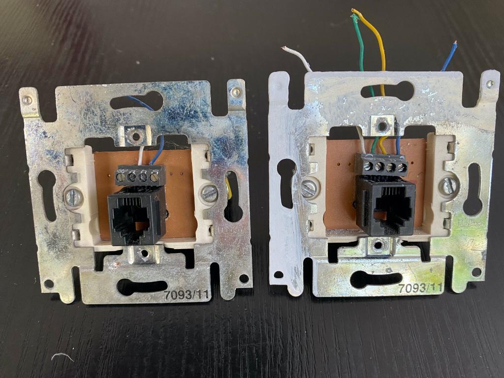 Niko - inbouw materiaal module type 7093/11 - UTP connectie, Ophalen of Verzenden, Gebruikt, Overige typen