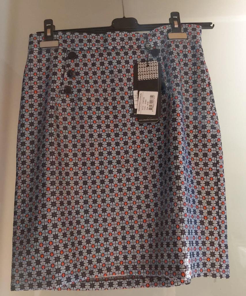 Jupe New Smashed-Lemon taille 38 avec étiquette, Vêtements | Femmes, Neuf, Taille 38/40 (M), Longueur genou, Bleu