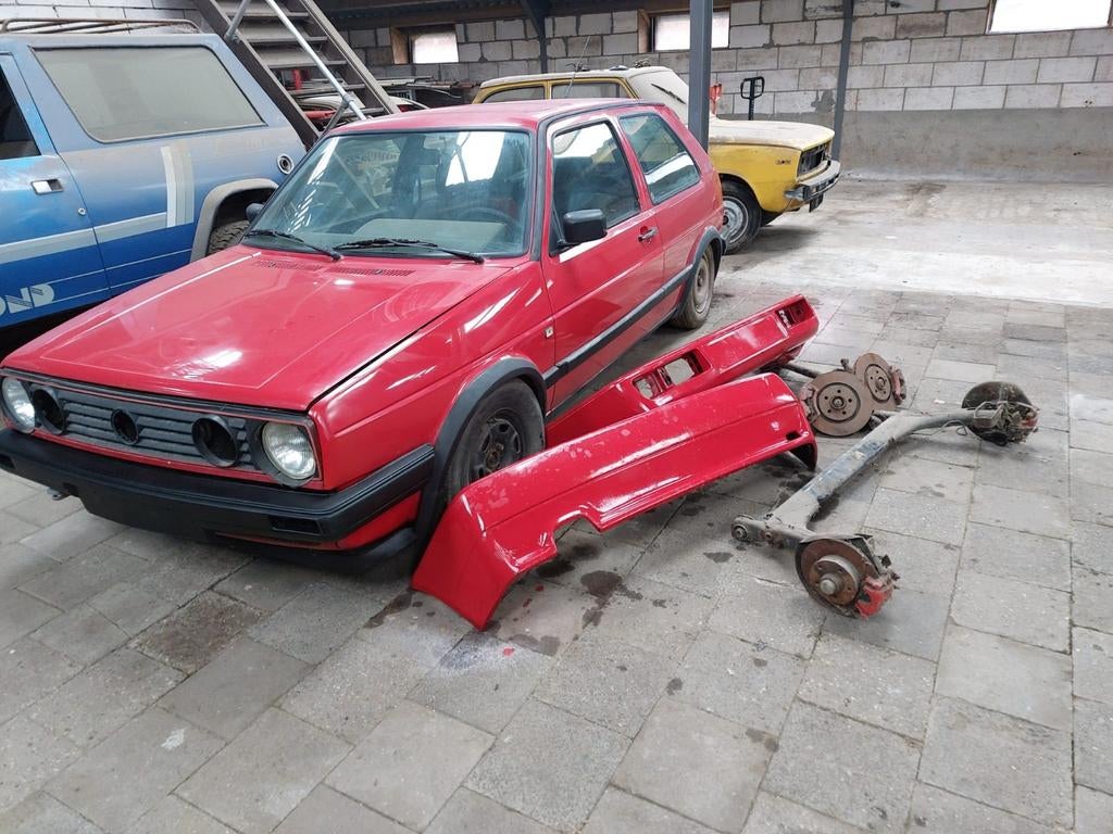 Vw golf 2, Ophalen