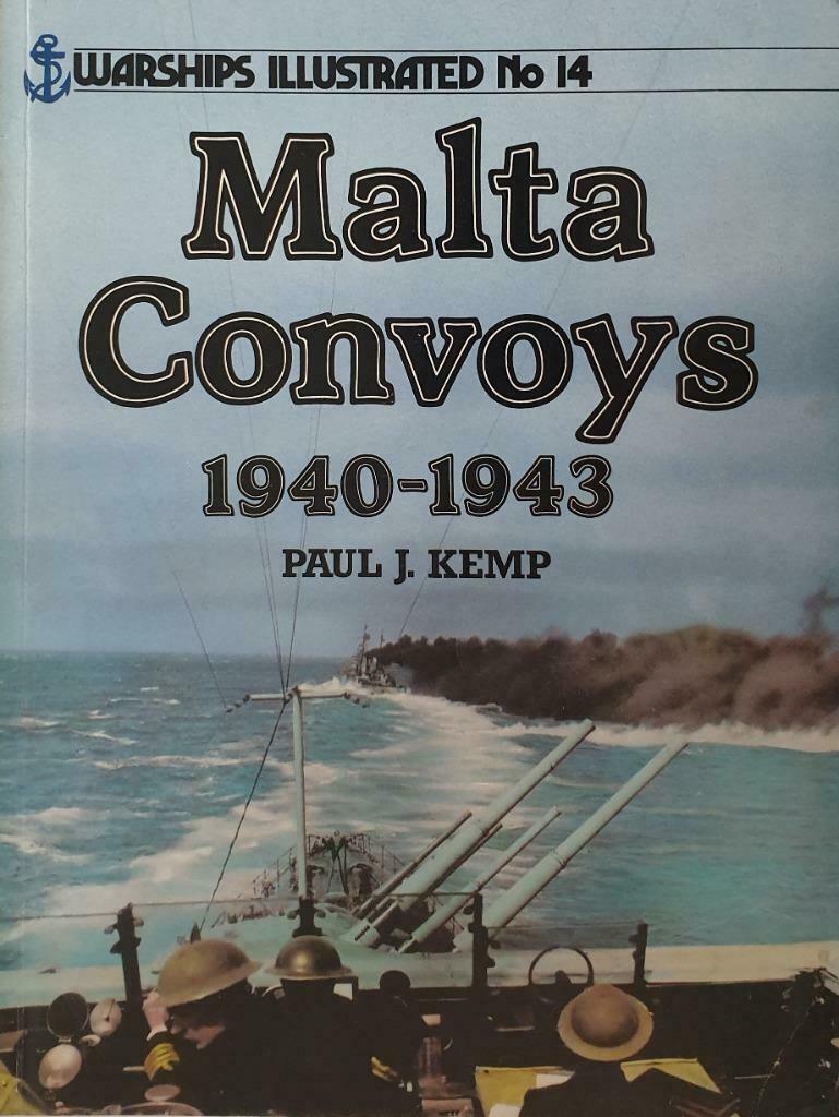 Warships Ilustrated No 14 Malta Convoys 1940-1943 - P.J.Kemp, Tweede Wereldoorlog, Marine, Ophalen of Verzenden, Zo goed als nieuw