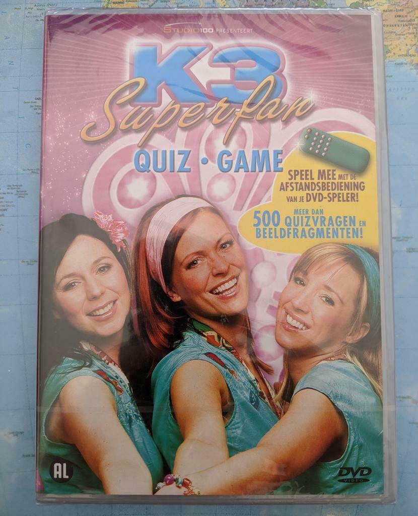 Dvd van K3, Superfan quiz en games, ongeopend, Verzenden