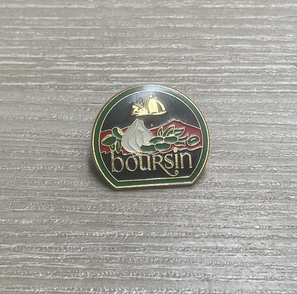 PIN - BOURSIN - KAAS - FROMAGE, Envoi, Utilisé, Marque, Insigne ou Pin's