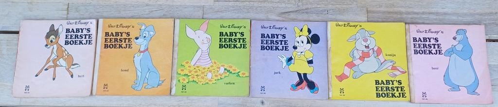 Vintage.Walt Disney,s baby eerste boekjes, Antiek en Kunst, Ophalen of Verzenden
