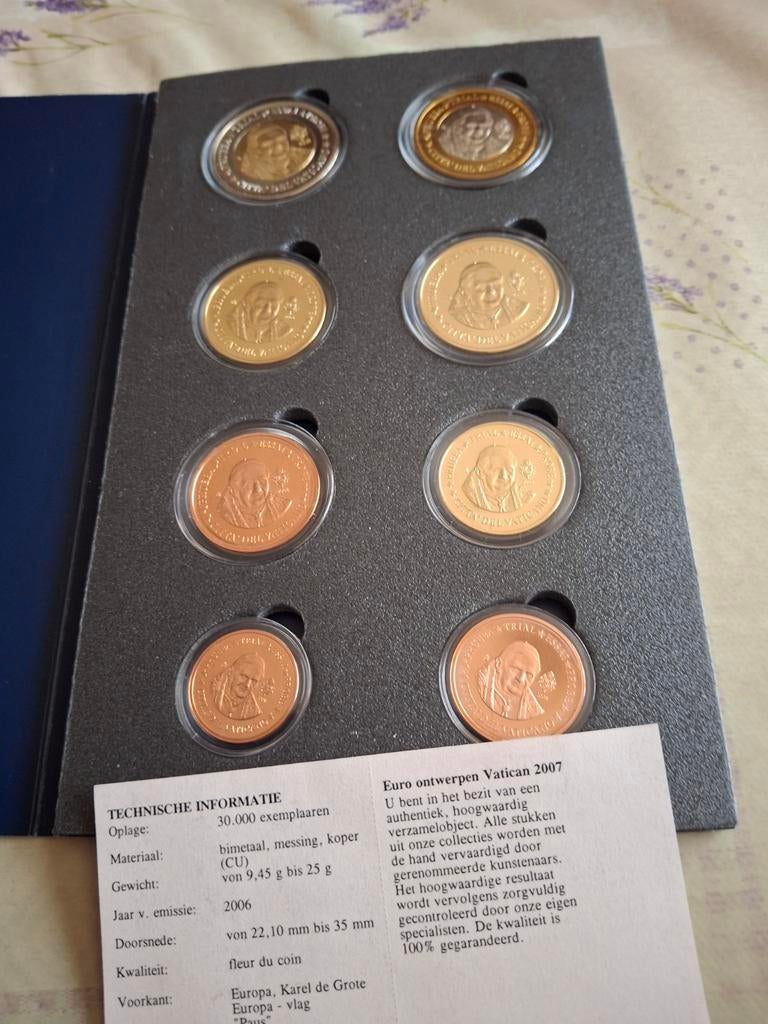 Vaticaan probe 2008, Postzegels en Munten, Ophalen of Verzenden