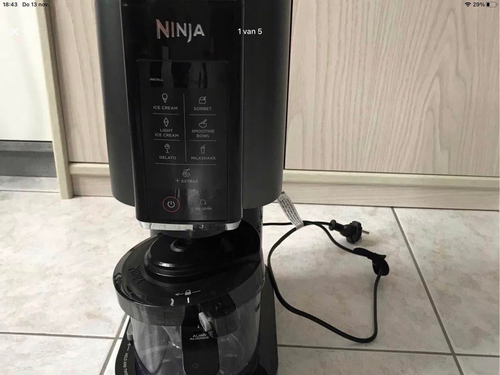 Sorbetière Ninja, Electroménager, Enlèvement, Comme neuf