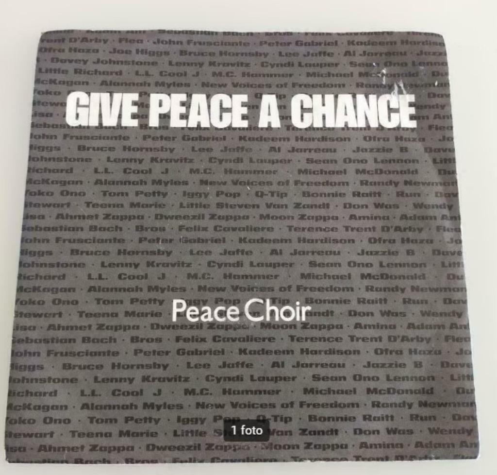 Vinyl 7" single Give peace a chance Lennon McCartney Beatles, Ophalen of Verzenden, 7 inch, Pop, Single