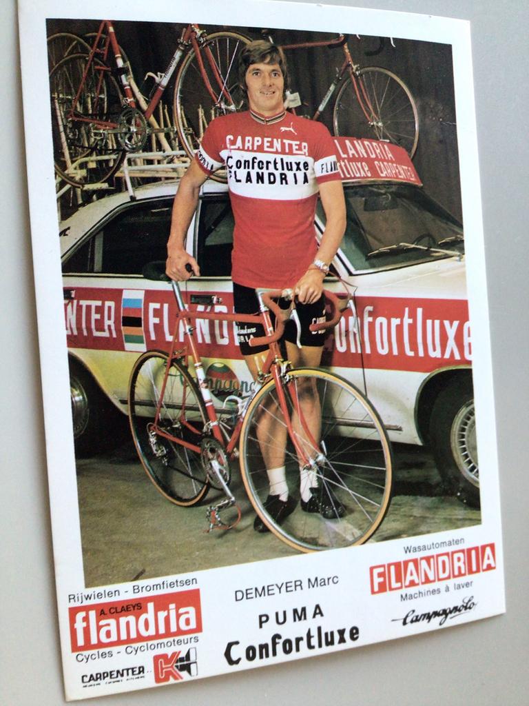 Wielerkaart team flandria marc demeyer, Verzenden