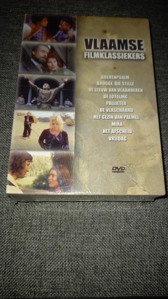 DVD box Vlaamse filmklassiekers – Nieuw, Cd's en Dvd's, Ophalen of Verzenden, Nieuw in verpakking, Film, Boxset