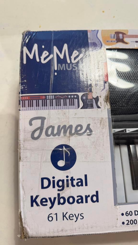 NIEUW James Digital Keyboard (Piano), Ophalen, Zwart, Nieuw, Digitaal