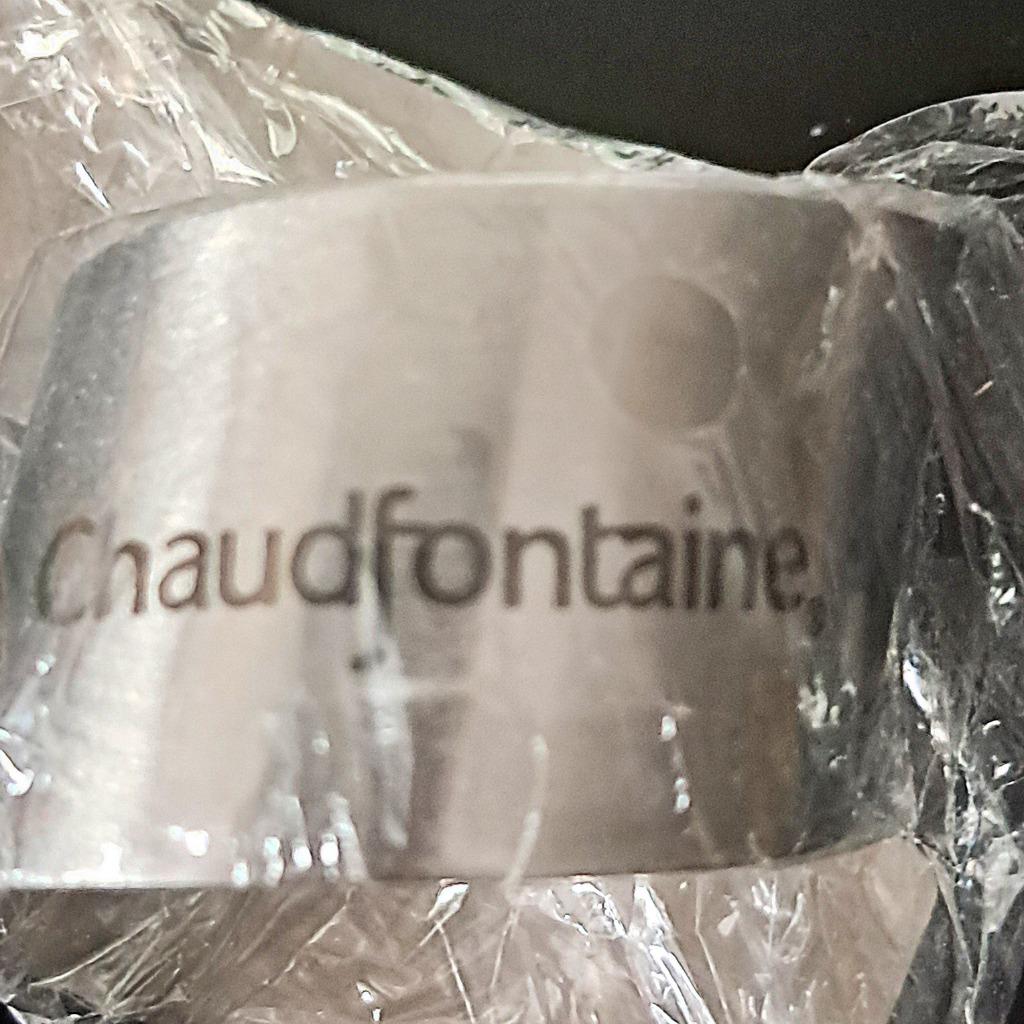 Rond de serviette en métal Chaudfontaine (2 pièces), Enlèvement ou Envoi, Neuf, Ustensile