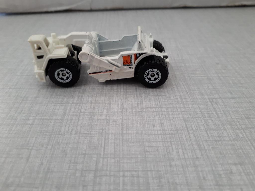 Matchbox Scraper wit 2007, Ophalen of Verzenden, Gebruikt, Auto