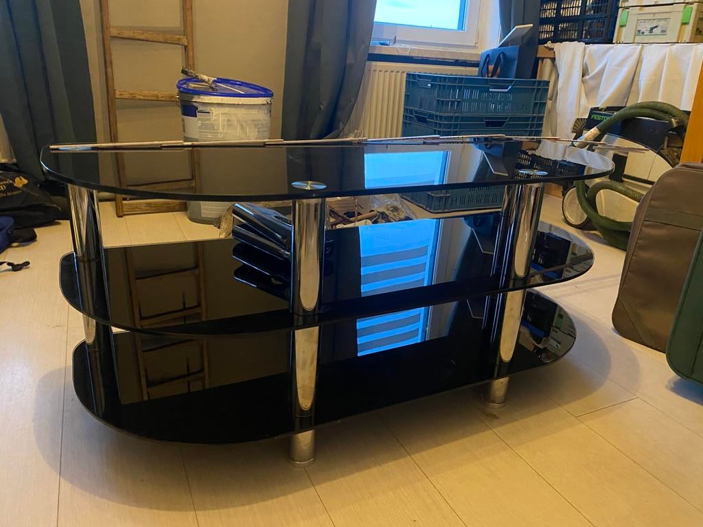 Meuble TV, Enlèvement, Comme neuf, Verre, Modern