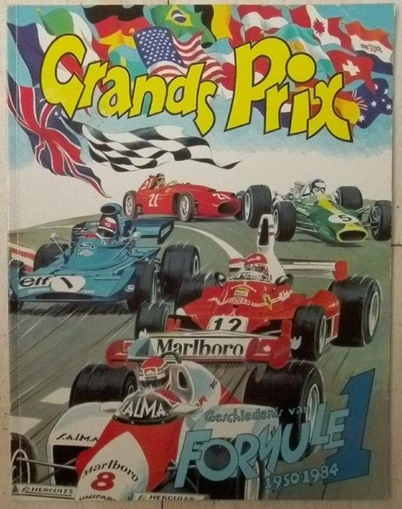 Grands Prix - Geschiedenis van Formule 1 1950-1984, Ophalen of Verzenden
