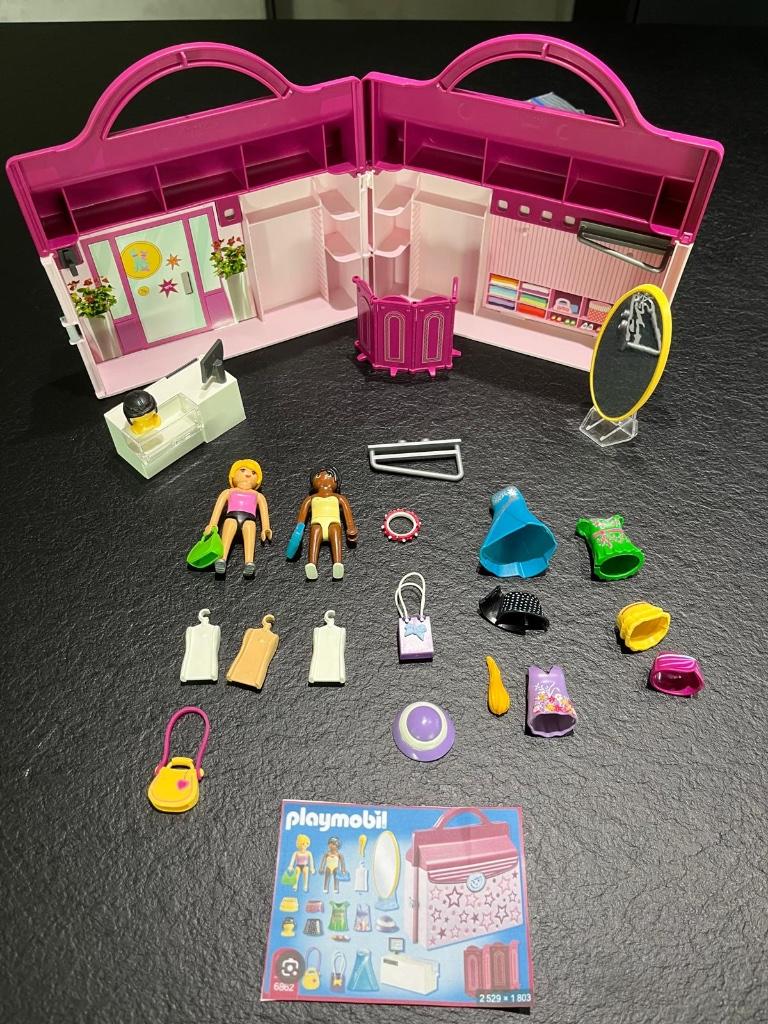 Playmobil verplaatsbare winkel - 6862, Ophalen of Verzenden, Gebruikt, Complete set