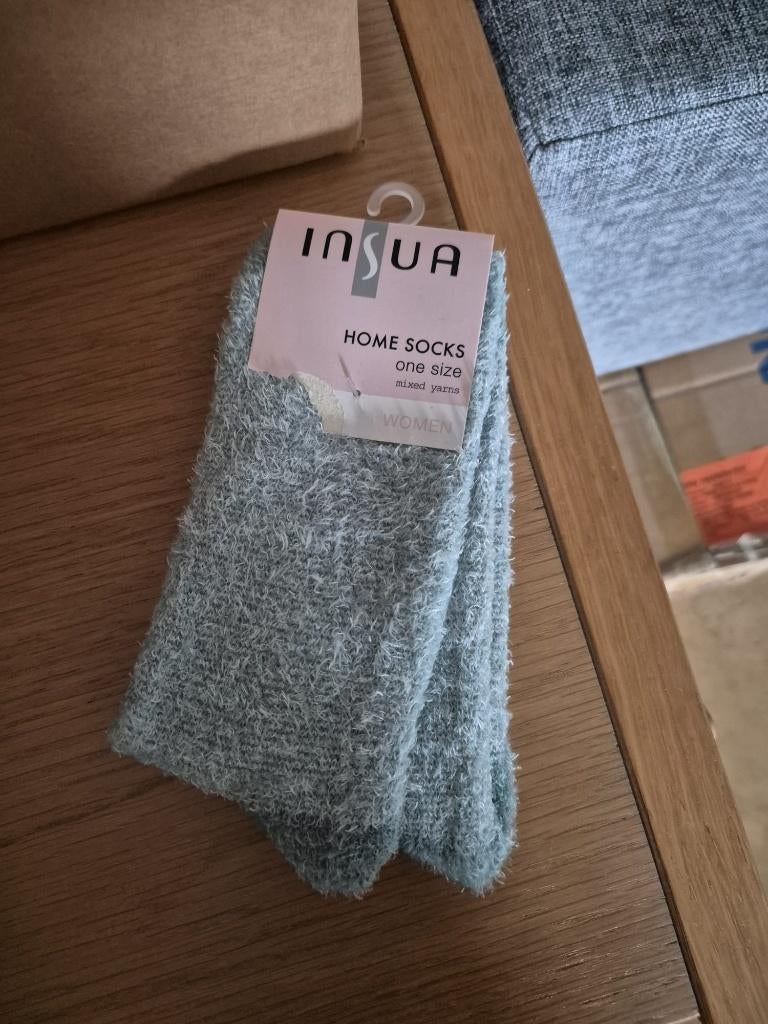 Warme sokken, Kleding | Dames, Sokken en Kniesokken, Blauw, Maat 35 t/m 38, Nieuw