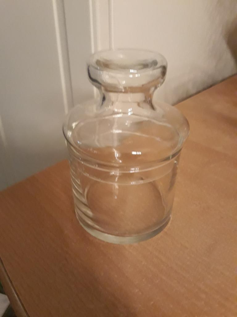 glazen pot met deksel, Antiek en Kunst, Ophalen of Verzenden