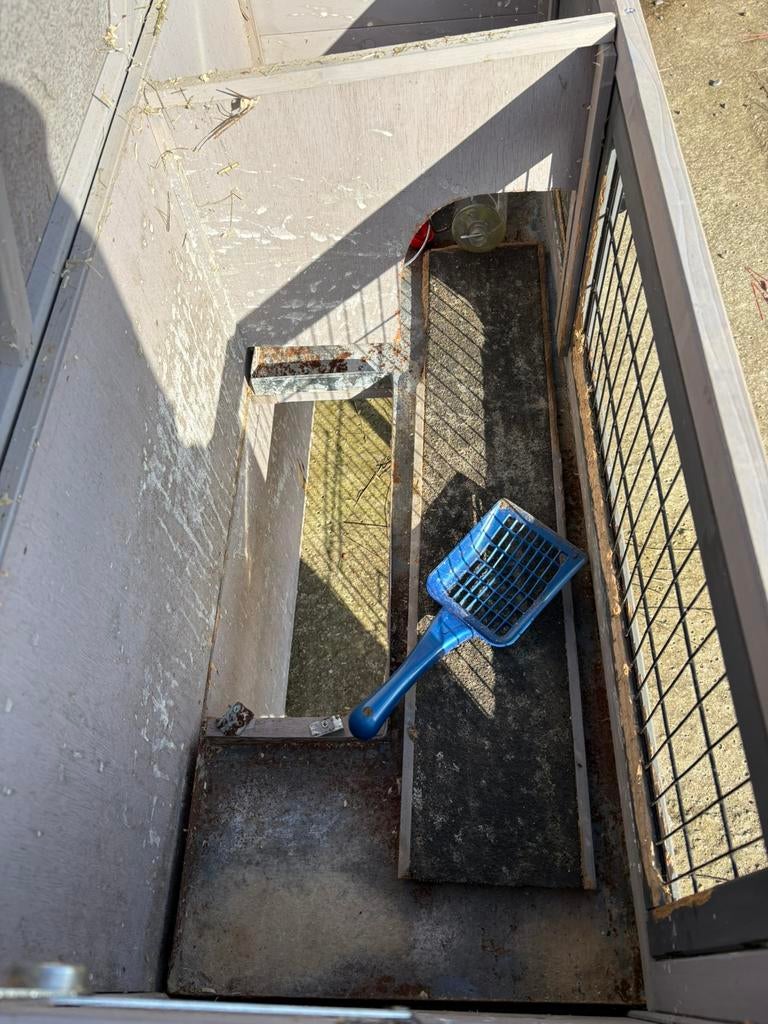 Konijnenhok, Dieren en Toebehoren, Ophalen, Gebruikt, 90 cm of meer, Konijn