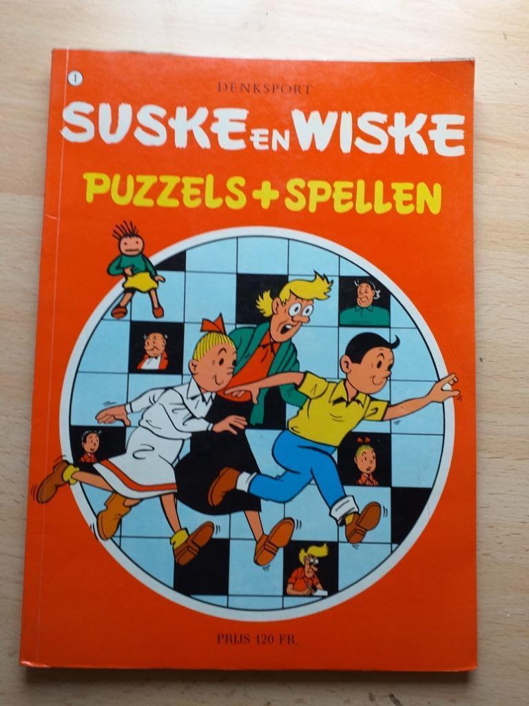 suske en wiske " PUZZELS + SPELLEN ", Boeken, Willy Vandersteen, Eén stripboek, Ophalen of Verzenden, Zo goed als nieuw
