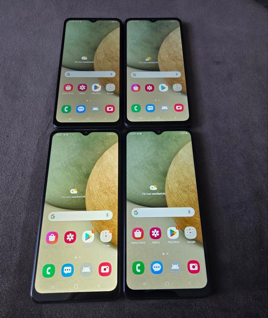 AANGEBODEN PARTIJ VAN 4 STUKS SAMSUNG A12 128GB, Telecommunicatie, Ophalen of Verzenden