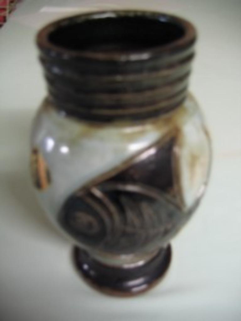Vase en grès GUERIN de Bouffioulx, Antiek en Kunst, Ophalen of Verzenden