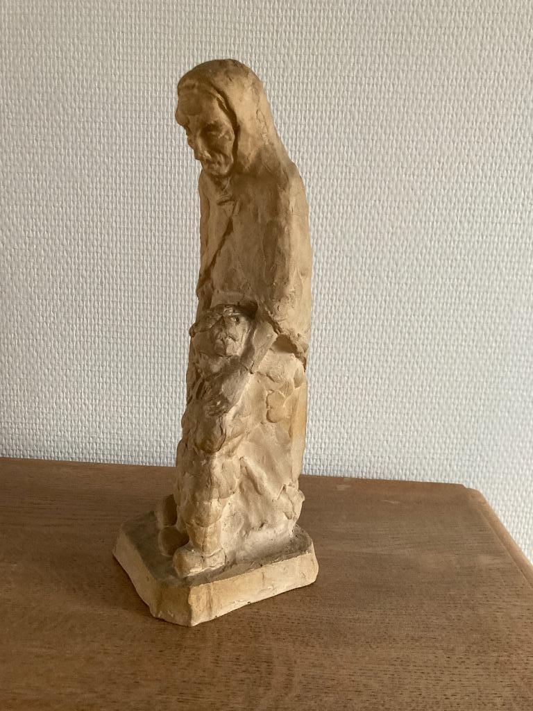Terra cotta beeld "Koos Van der Kaay ", Antiek en Kunst, Ophalen of Verzenden