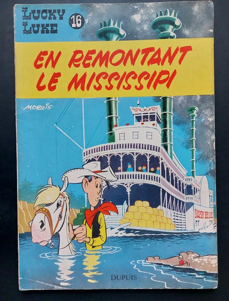 LUCKY LUKE en remontant le Mississipi 1964bon état, Livres, Enlèvement ou Envoi