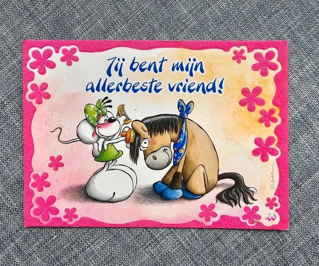 Wenskaart Diddl, Ophalen of Verzenden, Diddl, Zo goed als nieuw