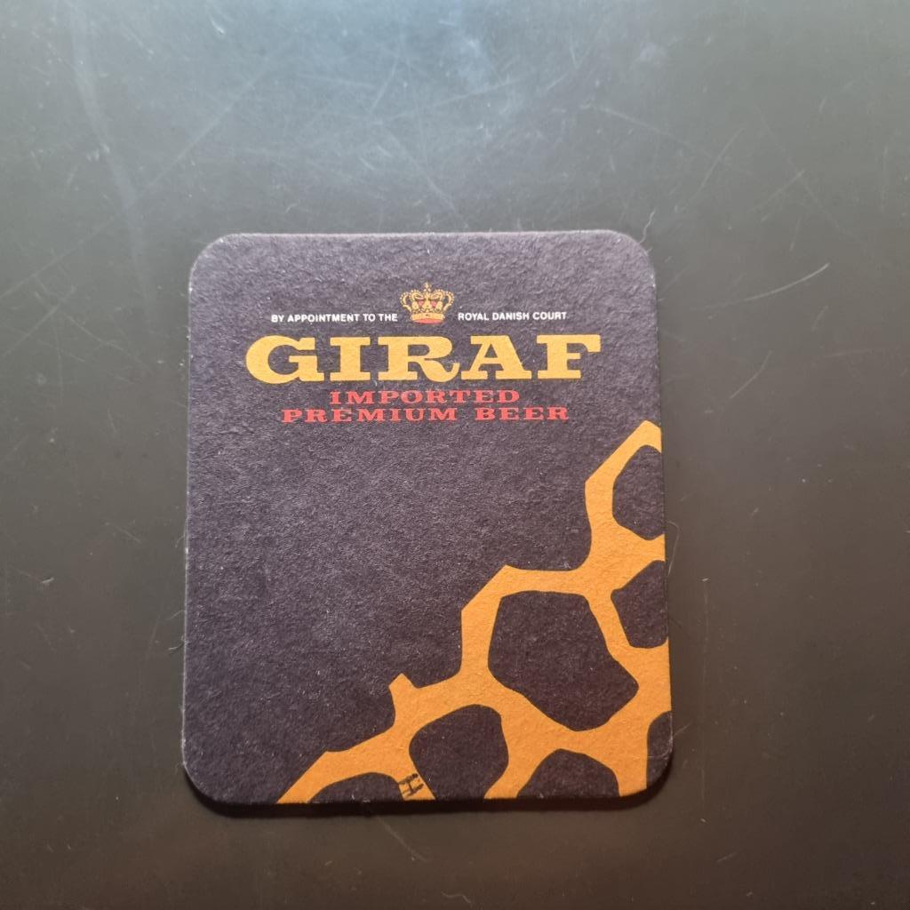 Sous Bock Giraf, Enlèvement ou Envoi, Utilisé, Sous-bock, Autres marques