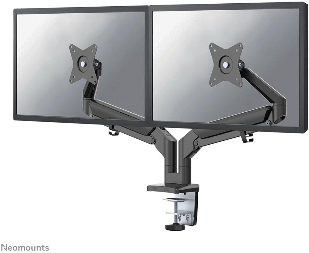 Dubbele monitorarm Neomounts DS70-810BL2 (2x 17-32"), Informatique & Logiciels, Moniteurs, Comme neuf, Réglable en hauteur, Rotatif