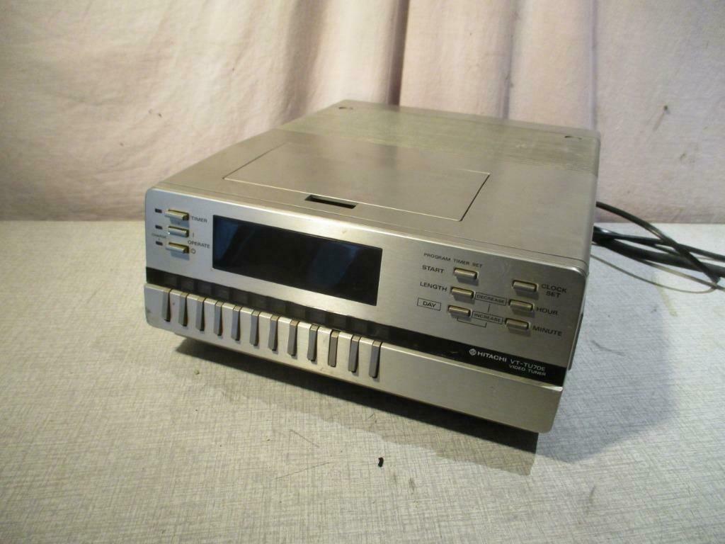 Retro Gear 'Hitachi VT-TU70E' - Tuner vidéo, Enlèvement ou Envoi, Audio et Vidéo