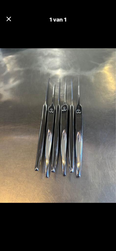 Inox Laguiole messen, Ophalen, Gebruikt, Los bestek, Inox of Chroom