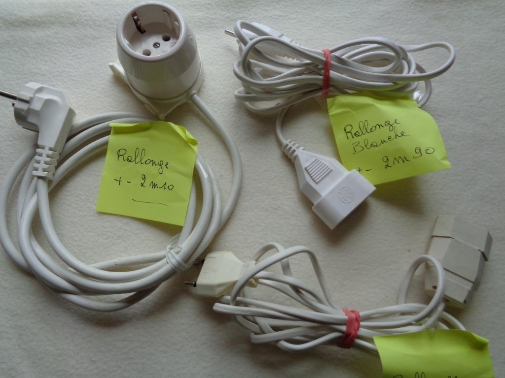 Rallonge électrique X 3 pièces, Enlèvement ou Envoi, Utilisé
