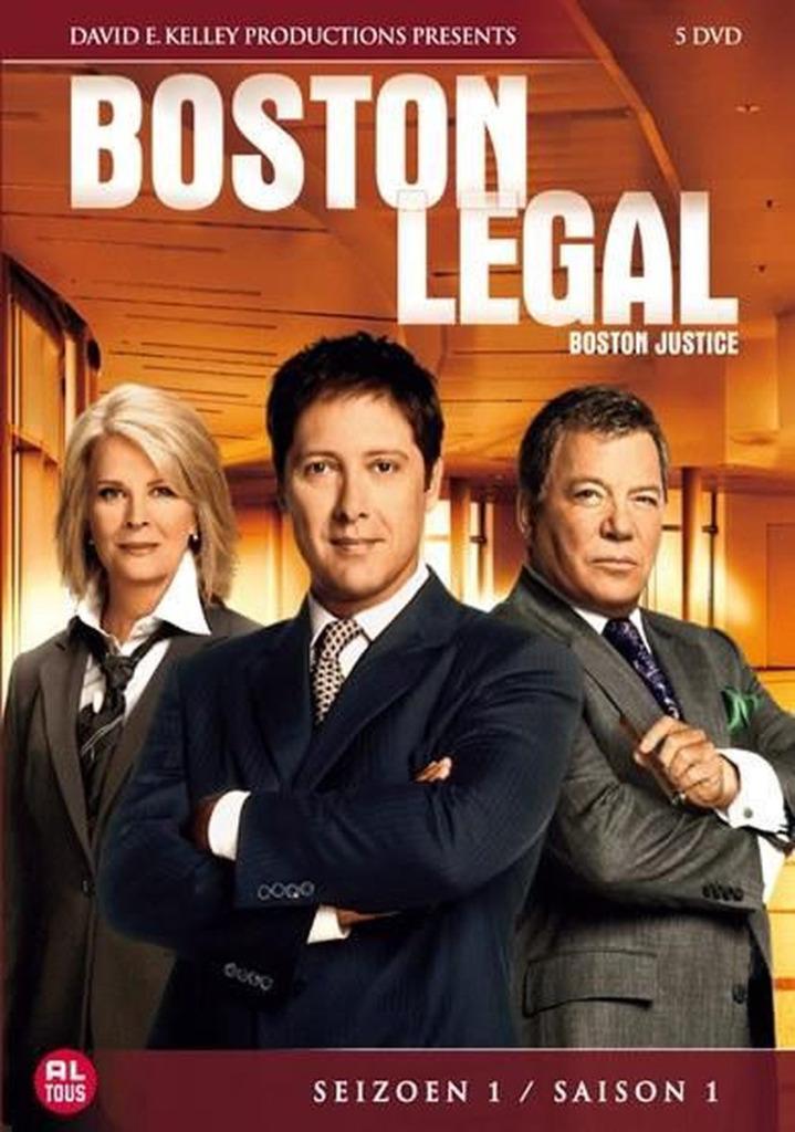 BOSTON LEGAL SEIZOENEN  1-2, Gebruikt, Alle leeftijden, Boxset, Drama