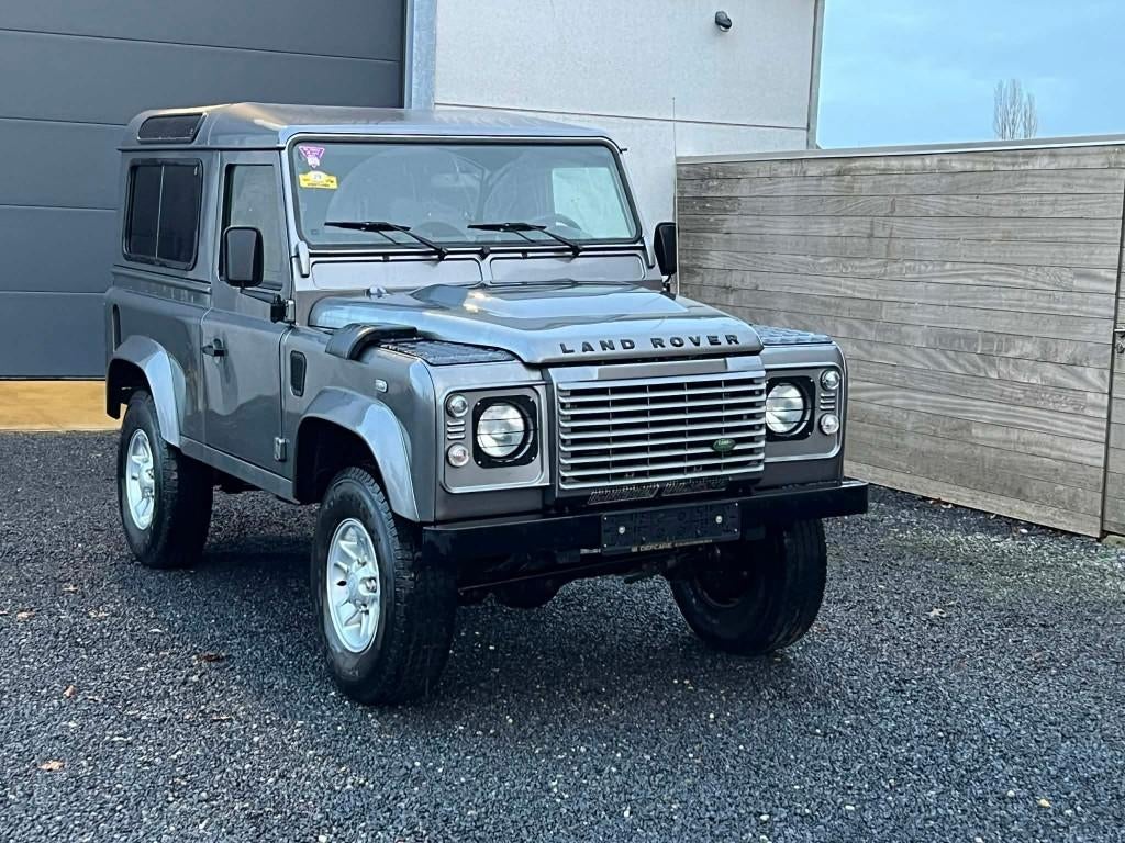 Auto, Zwart, 4 cilinders, Leder en Stof, Defender