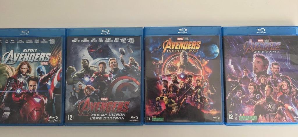 BR Marvel - Avengers collectie 4 films, CD & DVD, Blu-ray, Comme neuf, Aventure, Enlèvement ou Envoi