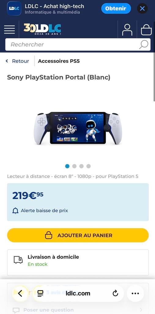 Ps Portal, Consoles de jeu & Jeux vidéo, Consoles de jeu | Sony PlayStation 5, Enlèvement ou Envoi, Comme neuf