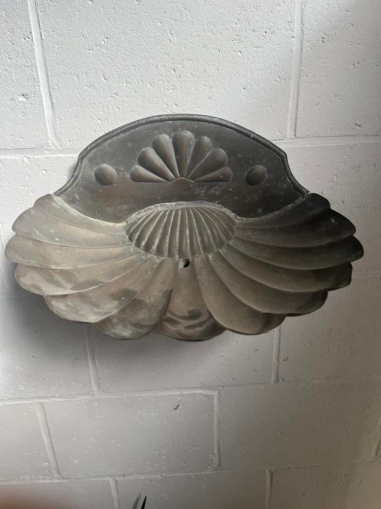 Brons  Koperen muur lavabo 39cm-26cm art-deco, Ophalen