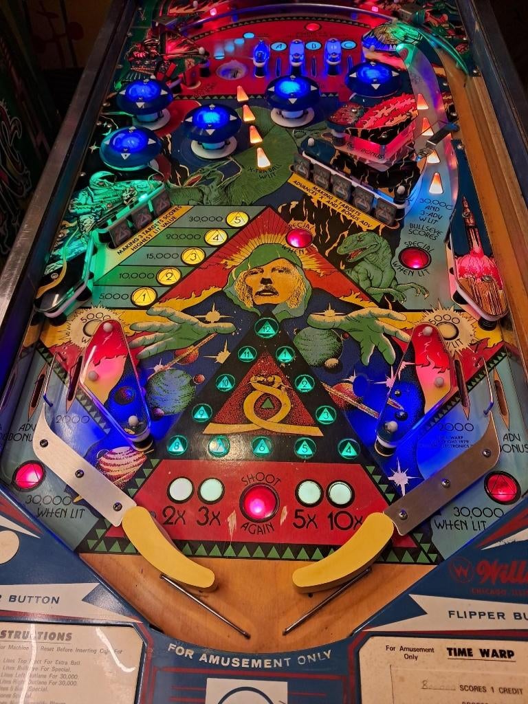 Flipper Williams « Time Warp », Flipper (jeu), Williams, Enlèvement, Utilisé
