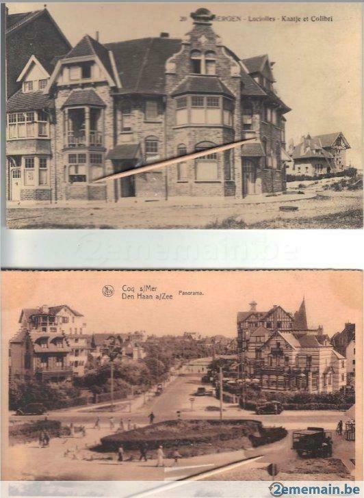 Oude ansichtkaart uit Duinbergen, Verzamelen, Ophalen of Verzenden, België en Luxemburg