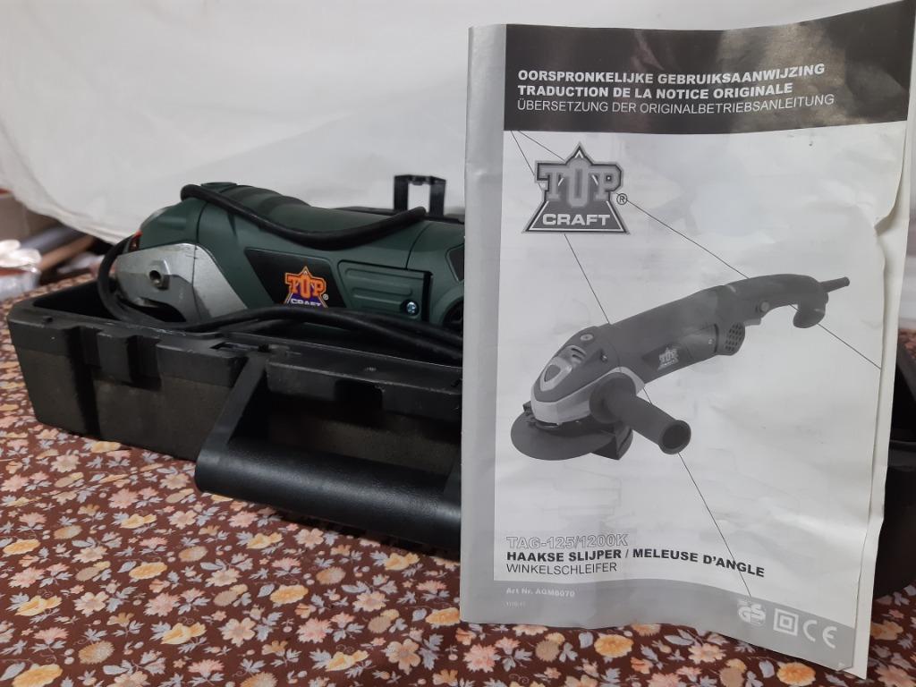 haaks handslijpmachine, Ophalen, Zo goed als nieuw, 1000 watt of meer, Haakse handslijpmachine