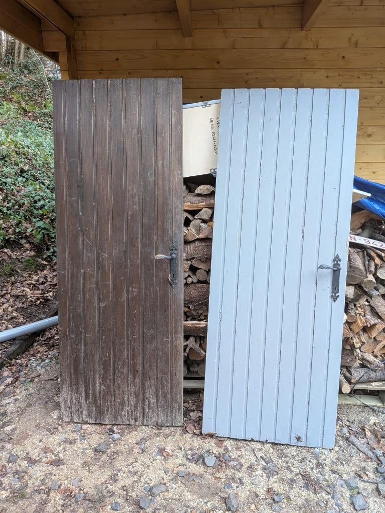 Porte bois massif, Bricolage & Construction, Enlèvement, Utilisé, Autres types, Bois