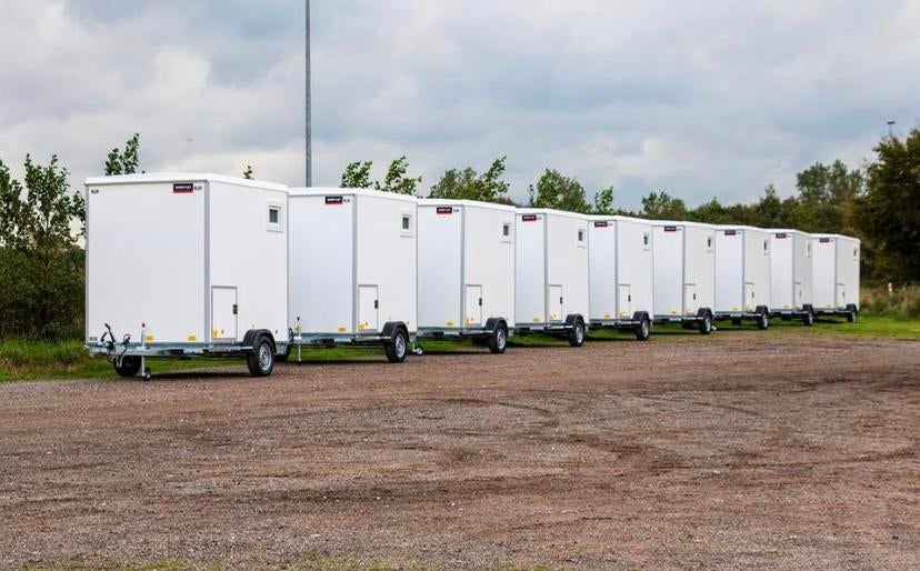 Te koop douchewagen mobiele badkamer nieuw voorraad, Enlèvement, Neuf