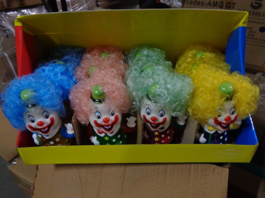 Partij clown spaarpot in display, Ophalen, Nieuw