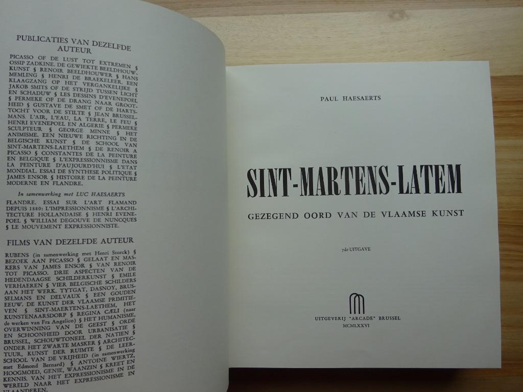 Sint-Martens-Latem, Gezegend oord, door Paul Haesaerts, 1976, Boeken, Ophalen of Verzenden, Zo goed als nieuw, Paul Haesaerts