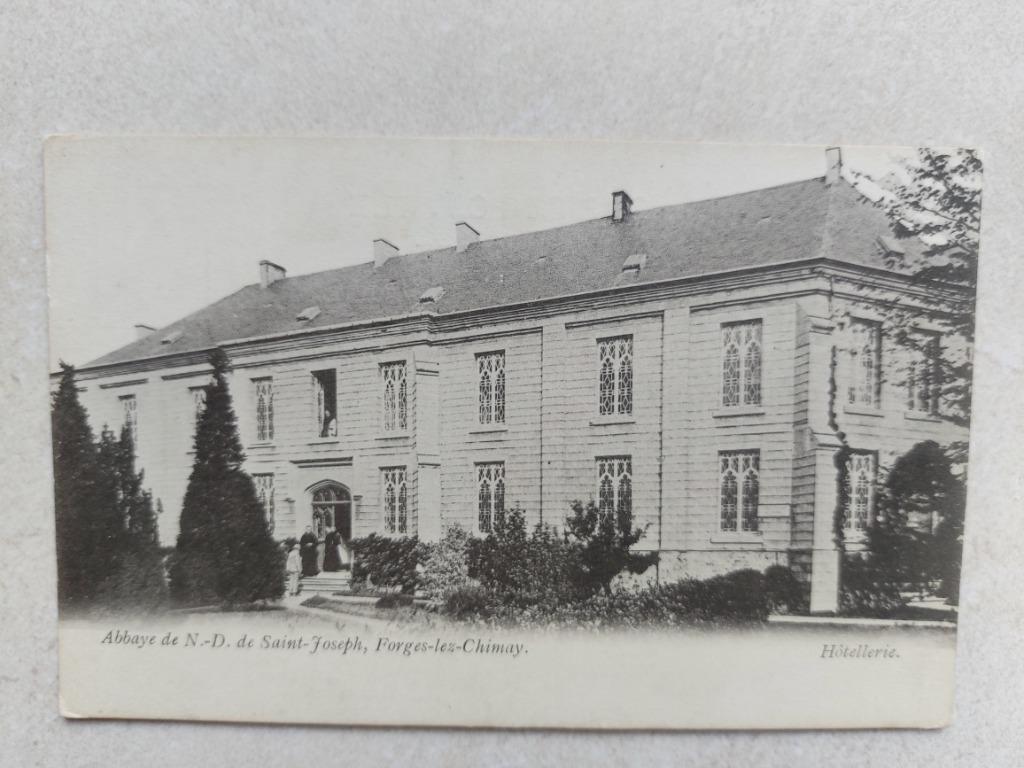 oude postkaart van Forges les Chimay, Verzenden