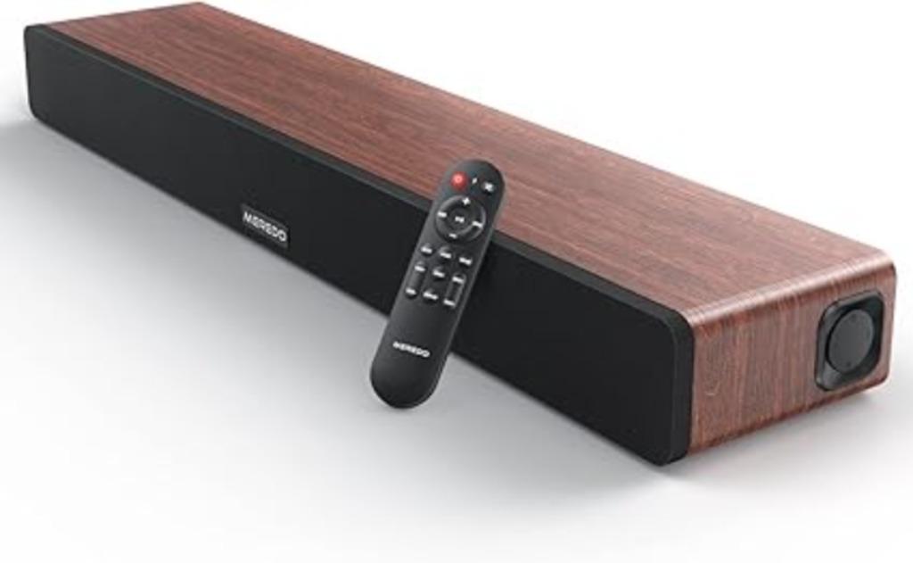 Barre de son MEREDO en bois pour téléviseur LIVRAISON RAPIDE