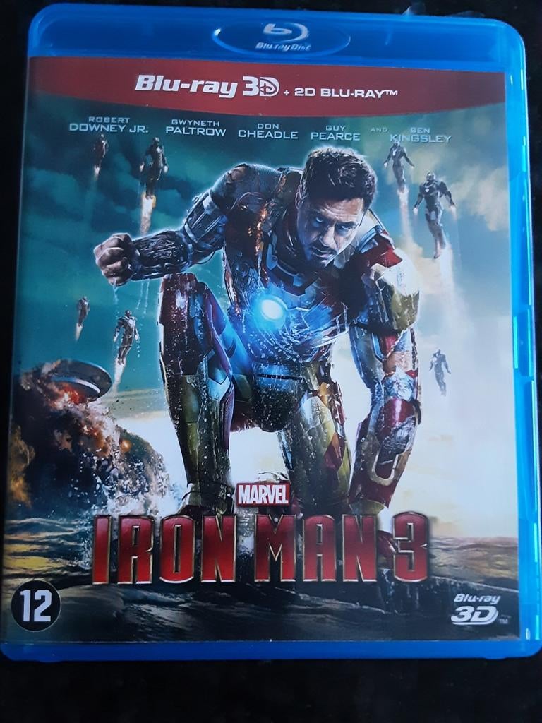 Iron Man 3 3D Blue Ray NL, Enlèvement ou Envoi