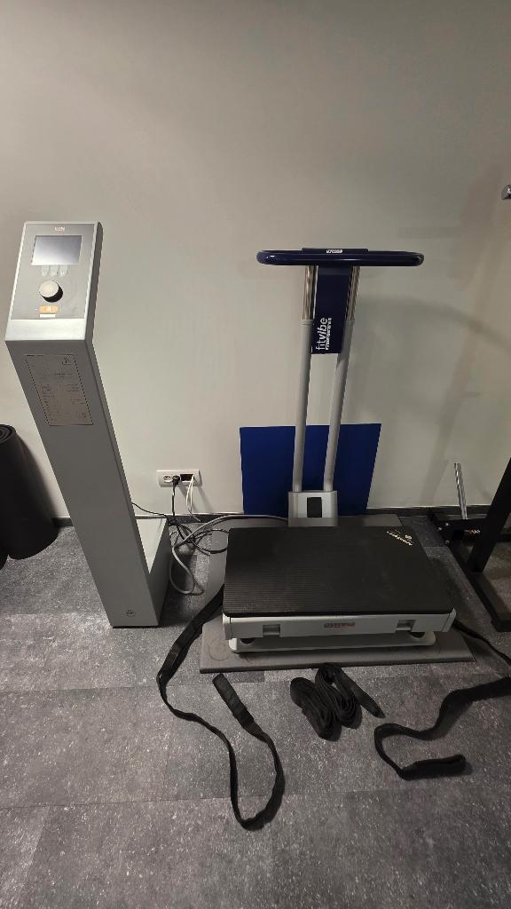 Professionele trilplaat fitvibe, Ophalen, Gebruikt, Benen, Trilplaat